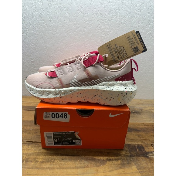 Nike Shoes - Nike Crater Impact Pink Oxford Rose Whisper Womens Running Shoes CW2386-601 9.5